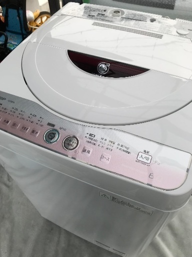 取引中。2011年製シャープ全自動洗濯機6キロ美品。千葉県内配送無料。設置無料。