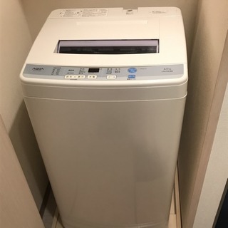 【アクア2016年6kg洗濯機】 AQW S60D 美品！引取優先！