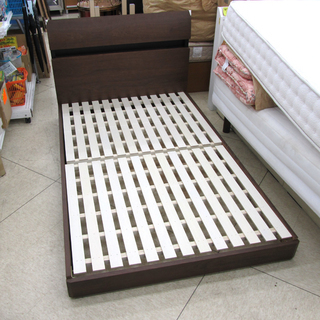 宮の沢店 セミダブルベッド フレーム+Nスリープ マットレス付 