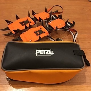 極美品】 PETZL(ペツル) アイゼン バサック レバーロックフィル