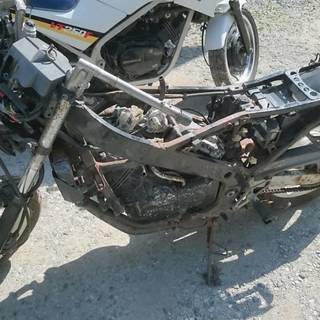 ホンダ HONDA VT250F MC15 鍵 書類微妙 部品取り車 山形発 の画像