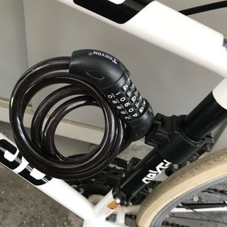 クロスバイク ホワイト 21段変速ギア