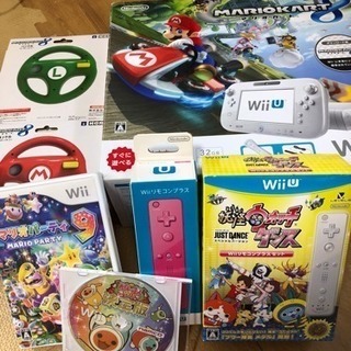 wii U マリオカートセット+ソフト3つ。その他色々セット