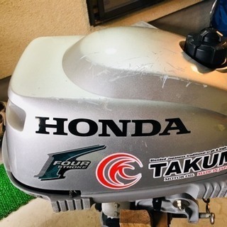 HONDA　ホンダ　2馬力 4ストローク 船外機 　トランサムS BFBZ 中古品