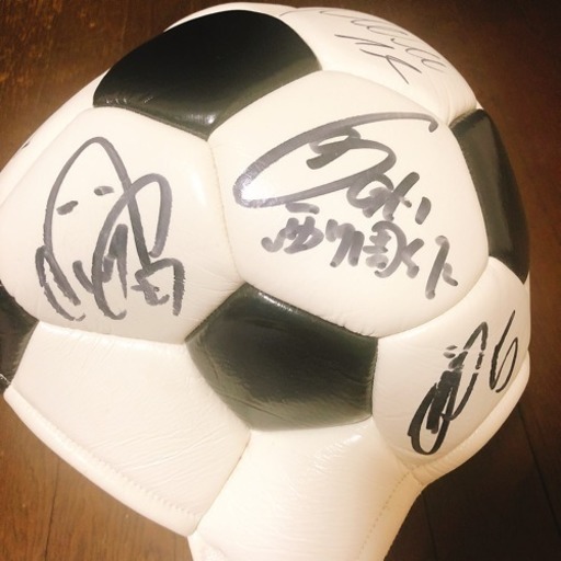 サンフレッチェ 2012年J1リーグ初優勝時のサイン 写真】会場で販売され