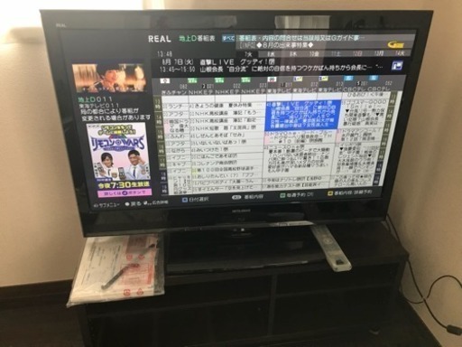 40インチ★三菱リアル HDD内蔵の液晶テレビ REAL40型