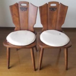 椅子2セット チェア　木製　karimoku　(お取引中)