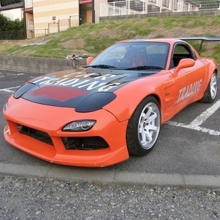 H7　RX-7　タイプRバサースト　車高調　ワイドフェンダー　G...