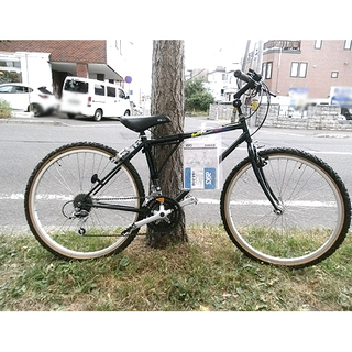 PayPay決済OK クロモリ アシックス新品【26インチ 自転車 3×6段変速 