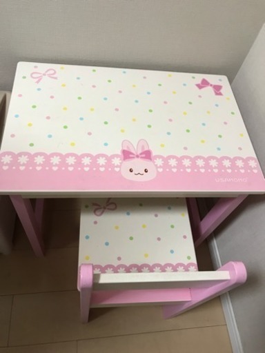 うさもも テーブル 椅子 断捨離しているので来週には処分します