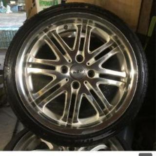 タイヤホイールセット DOS 16インチ 4穴 タイヤ バリ山