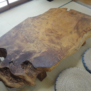 ケヤキ 欅 一枚板　座卓 テーブル