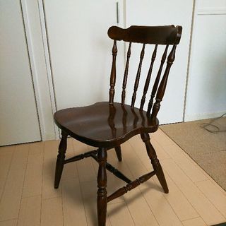 キツツキの木製 椅子 アンティーク