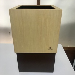 ヤマト工芸 木製ダストボックス 10L ブラウン
