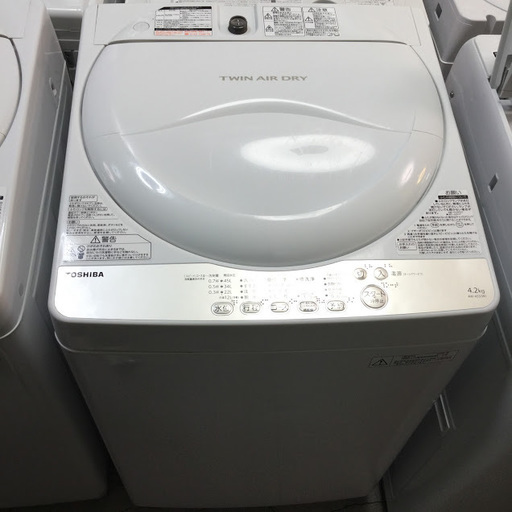 【送料無料・設置無料サービス有り】洗濯機 2016年製 TOSHIBA AW-4S3① 中古