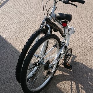 26インチの折りたたみ自転車です。