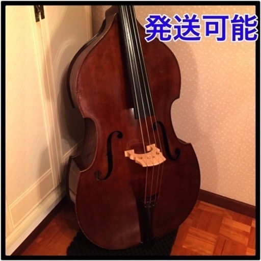 【期間限定お試し価格】 81番 スズキバイオリン製 コントラバス 4/4サイズ セット ケース 弓 弦楽器、ギター