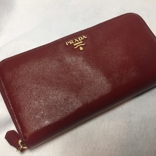 PRADA☆長財布☆サフィアーノ☆レッド