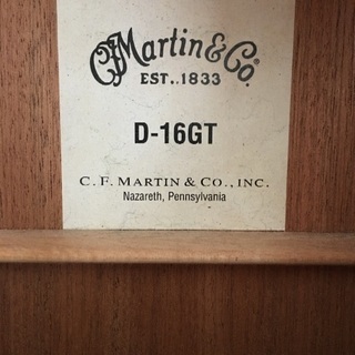 MARTIN D-16GT アコースティックギター マーチン