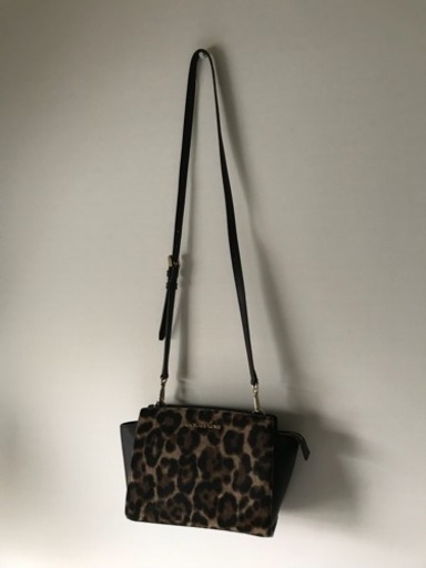 Michael Kors ハラコ毛 ヒョウ柄 バッグ