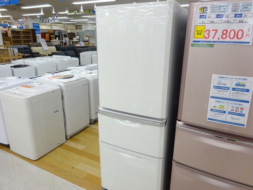 安心の1年保証付！2016年製MITSUBISHIの３ドア冷蔵庫です！【トレファク　岸和田店】