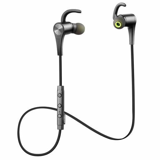 【お取引終了】SoundPEATS(サウンドピーツ) Q12 Bluetooth イヤホン 高音質 apt-X対応 マグネット搭載 マイク付き スポーツ ブルートゥース イヤホン ブラック