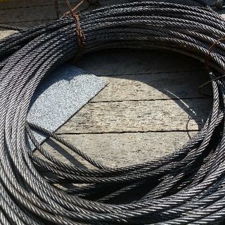 セール 登場から人気沸騰 4分ワイヤーロープ230m位 その他