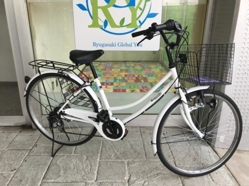 自転車/シティ車/ママチャリ/6段変速ギア(シマノ)
