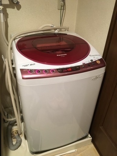 Panasonic 洗濯機 エコウォッシュ 8kg 2013年製8万で購入