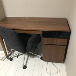 取引中 ミニ書斎セット(机+椅子)の画像