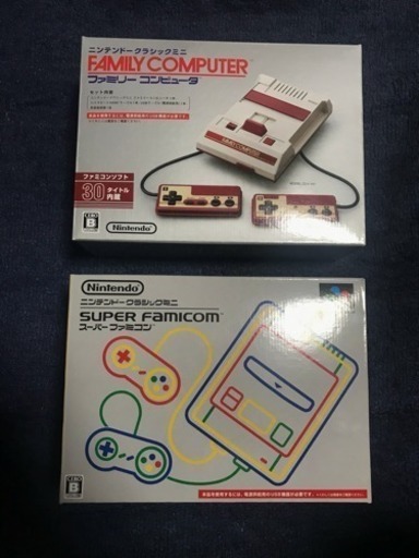 ミニスーパーファミコン、ミニファミコンセット