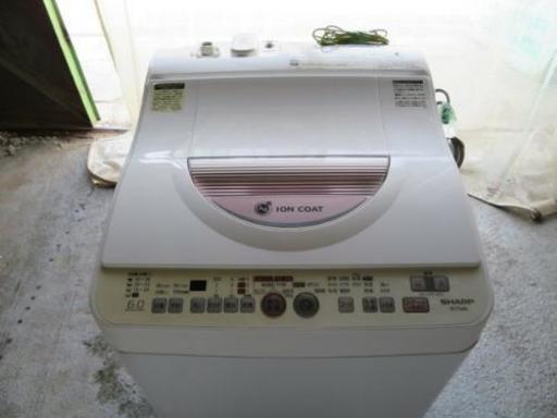 SHARP 6.0kg 全自動電気洗濯機 ES-TG60L-P 2012年製