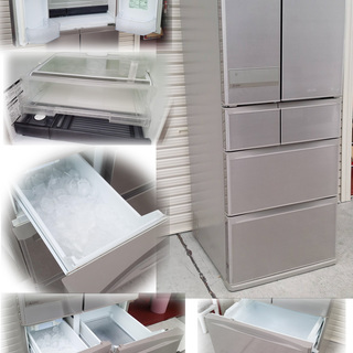 《姫路》三菱ノンフロン6ドア冷凍冷蔵庫 MR-JX48LY-N(2015年製)自動製氷付き475L☆1年前15万で購入品 - 姫路市