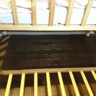 安全PSC認証済 大和屋製ベビーベッド(オーガニックコットン製布団付) - 売ります・あげます