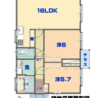 鹿児島県鹿児島市本名町【※契約済】Ｂ棟・Ｄ棟木造平屋2ＬＤＫ駐車場2台5.5万円 - 不動産