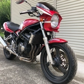 美車‼️SUZUKI バンディット250V  キャンディレッド×シルバー  低走行車