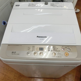 【安心の1年動作保証付！】Panasonic　2017年製　6.0kg　全自動洗濯機【トレファク上尾店】