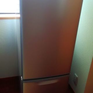 広島市配送無料　Pasonic パナソニック 2ドア 冷凍 冷蔵庫 NR-B177W-S 168L 15年製 シルバー 右開き