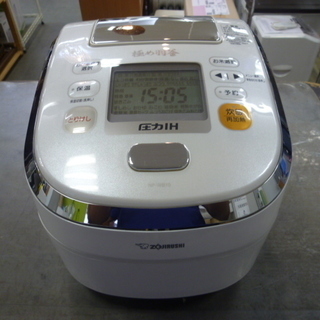 R 中古 ZOJIRUSHI 圧力IH炊飯器 5.5合炊き 極め炊き 極め羽釜 NP-WB10 2015年製
