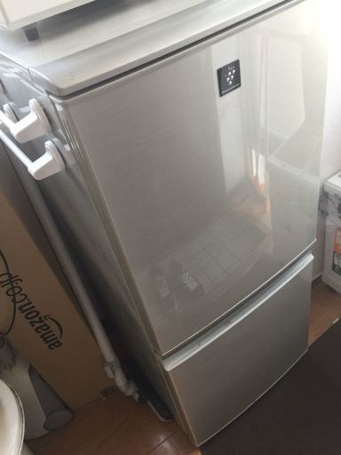 美品 ノンフロン 冷蔵庫 シャープ SHARP SJ-PD14T-N