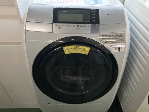 【12ヶ月保障付き！】HITACH　ドラム式洗濯機！