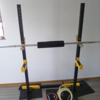 筋トレ　パワーラック　バーベル