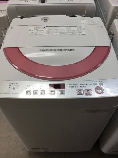 【送料無料・設置無料サービス有り】洗濯機 2016年製 SHARP ES-GE60R 中古