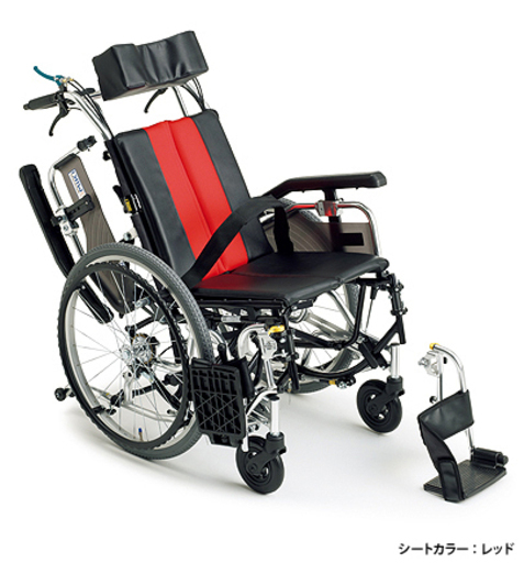 【終了】◾️MiKi 車椅子 TR-1 美品中古 使用小 定価173,000- リクライニング\u0026ティルト 介護 自走型◾️