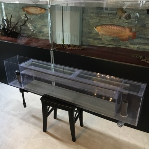 【中古】 150cm水槽用 上部濾過槽 【引き取り限定】