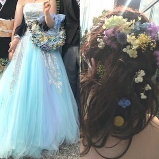 ★リースブーケ★ブートニア ヘッドピース セット