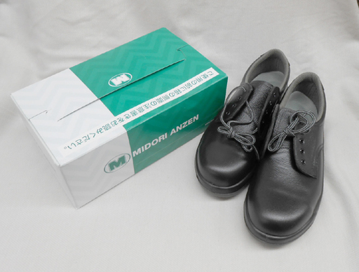 新品 ミドリ安全 安全靴 作業靴 CF110 軽量 ウレタン2層底 革製 27 