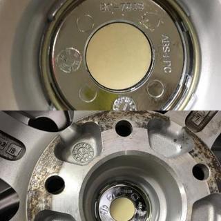 ☆【使用感少/バリ山！】ハリヤー装着アルミタイヤセット215/70 （MiLLOUSホイール+ダンロップタイヤDUNLOP GRANDTREK PT3 16年製）*MS