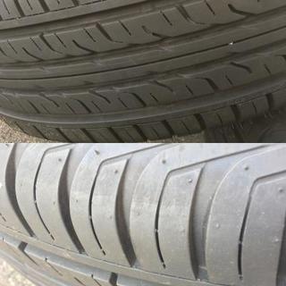 ☆【使用感少/バリ山！】ハリヤー装着アルミタイヤセット215/70 （MiLLOUSホイール+ダンロップタイヤDUNLOP GRANDTREK PT3 16年製）*MS