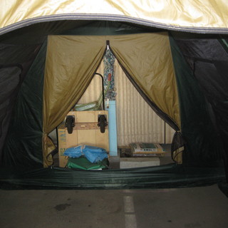 値下げです‼️全国発送可能‼️コールマン２ルームテント(中古品)→エアーマット、空気入れを除きました。